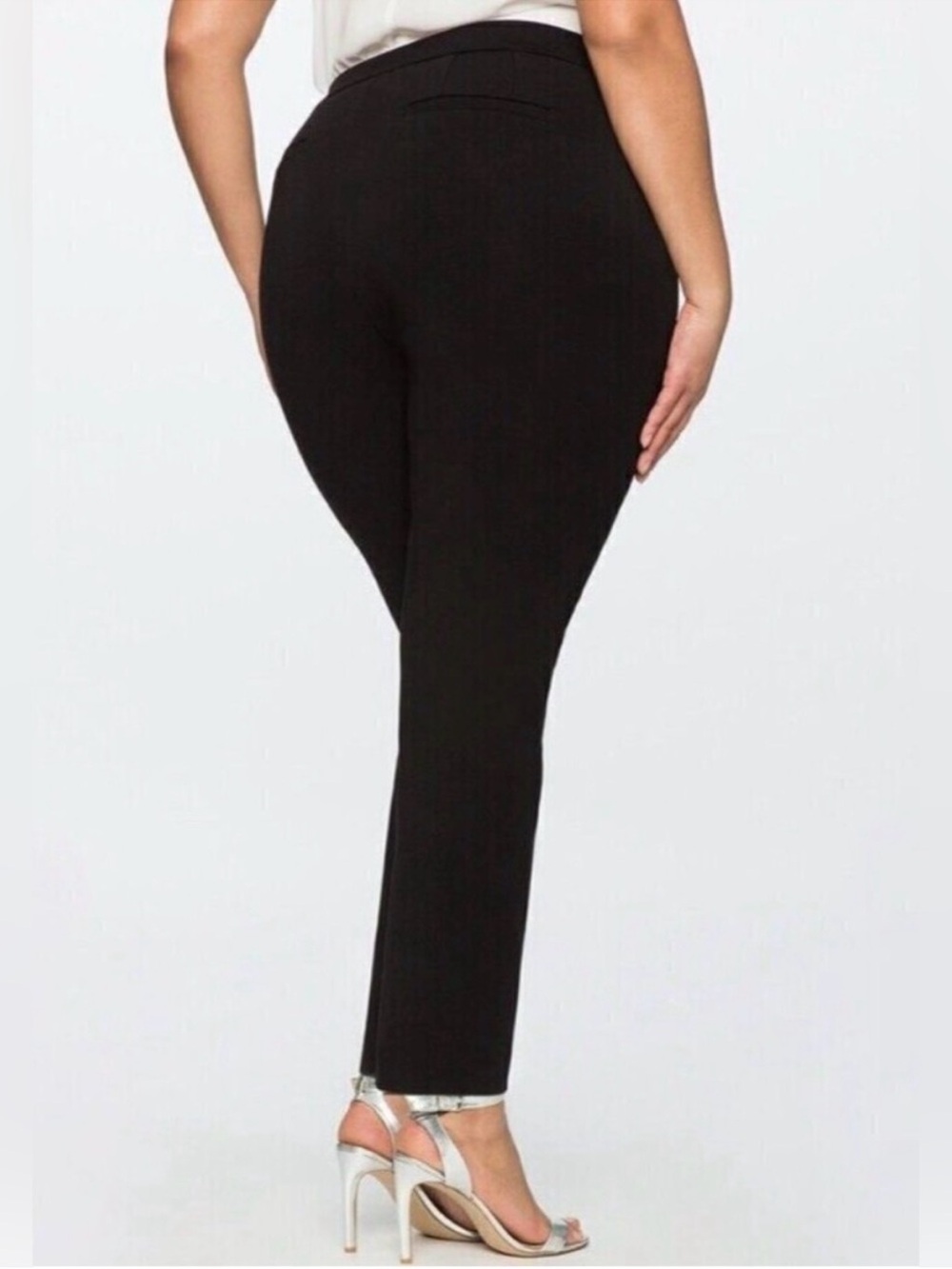 Eloquii Ultimate Stretch Slim Pants Black 26 NWT Career - Picture 3 of 11